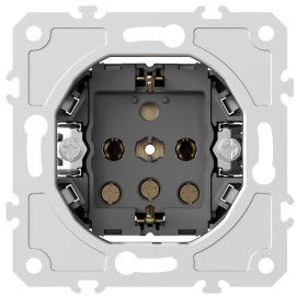 Механизм розетки
A07 NATURAL,  A07,  A07 WAVE,  S08,  со шторками,  с крышкой,  с заземлением,  одинарная,  винтовые клеммы,  DB18800,  Donel
 - PULSAL.RU