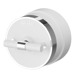 Выключатель поворотный
Vintage,   цвет - белый матовый, хром,  пластмасса,  W5822050,  a058777,  Werkel
 - PULSAL.RU