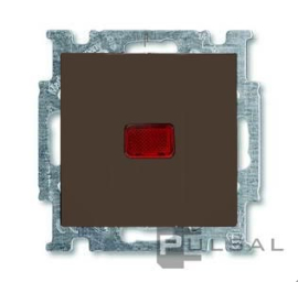 Переключатель с N-клеммой
Basic 55,  одноклавишный,  с индикацией,   цвет - черный chateau,  пластмасса,  2006/6 UCK-95-507,  2CKA001012A2180,  ABB
 - PULSAL.RU