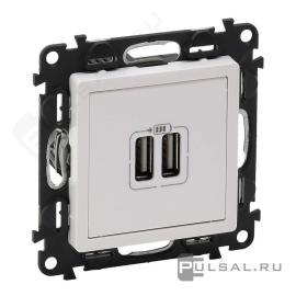 Розетка USB type-A, 1.5А
Valena Life,  USB type-A 5V,  двойная,   цвет - белый,  пластмасса,  753412,  7 534 12,  Legrand
 - PULSAL.RU Розетка USB type-A, 1.5А
Valena Life,  USB type-A 5V,  двойная,   цвет - белый,  пластмасса,  753412,  7 534 12,  Legrand
 - PULSAL.RU