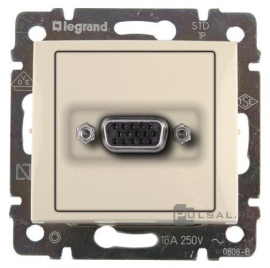 Розетка VGA (HD-15)
Valena,  Etika,   цвет - слоновая кость,  пластмасса,  774183,  7 741 83,  Legrand
 - PULSAL.RU Розетка VGA (HD-15)
Valena,  Etika,   цвет - слоновая кость,  пластмасса,  774183,  7 741 83,  Legrand
 - PULSAL.RU