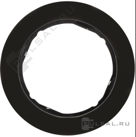 Рамка
R.Classic,  1 пост,   цвет - черный глянцевый,  черный глянцевый,  вертикальная,  горизонтальная,  пластмасса,  10112045,  1011 20 45,  Berker
 - PULSAL.RU