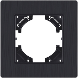 Рамка Plex
Eleganz,  1 пост,   цвет - черный матовый,  горизонтальная,  пластмасса,  EP1BM,  Kollinger
 - PULSAL.RU