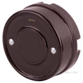 Коробка распределительная
Retro,  для полых стен и гипрока,  для сплошных стен,   цвет - коричневый,  W6411214,  a051059,  Werkel
 - PULSAL.RU