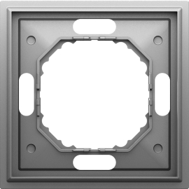 Рамка Podium 
S08,  1 пост,   цвет - серый графит,  вертикальная,  горизонтальная,  пластмасса,  DS21159,  Donel
 - PULSAL.RU