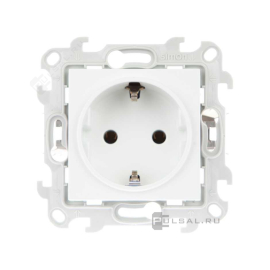 Розетка Push&Go
Simon 24 Harmonie,  без шторок,  с заземлением,  одинарная,  безвинтовые клеммы,   цвет - белый глянец,  пластмасса,  2420434-030,  Simon
 - PULSAL.RU