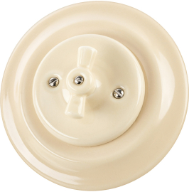 Переключатель перекрестный
Болонь,   цвет - слоновая кость,  фарфор / керамика,  SQ1820-0318,  TDM
 - PULSAL.RU