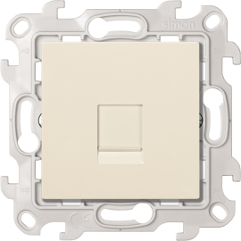 Розетка компьютерная RJ45 Cat.6 (UTP)
Simon 24 Harmonie,  одинарная,   цвет - слоновая кость,  пластмасса,  2410599-031,  Simon
 - PULSAL.RU
