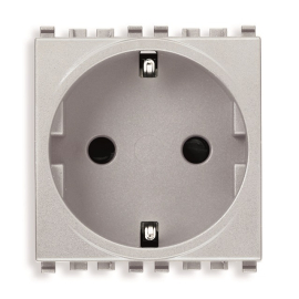 Розетка
Eikon EVO,  Eikon EXE,  со шторками,  с заземлением,  одинарная,  винтовые клеммы,   цвет - серый Next,  пластмасса,  20208.N VIM,  20208.N,  Vimar
 - PULSAL.RU