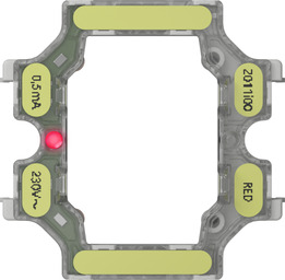 Светодиодный элемент подсветки 220В, T2, 0,5 мА
Studio,  Standard 55,  E2,  E3,  Event,  Esprit,  F100,   цвет - красный,  3792011,  3792 011,  Gira
 - PULSAL.RU Светодиодный элемент подсветки 220В, T2, 0,5 мА
Studio,  Standard 55,  E2,  E3,  Event,  Esprit,  F100,   цвет - красный,  3792011,  3792 011,  Gira
 - PULSAL.RU