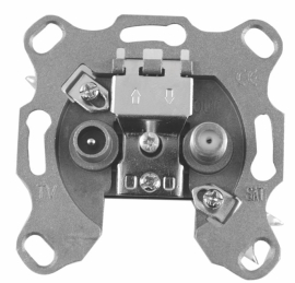 Розетка оконечная TV-SAT
Универсальные устройства и механизмы,  телевизионная (TV),  спутниковая (SAT),  двойная,  пластмасса,  DTS2E,  Donel
 - PULSAL.RU