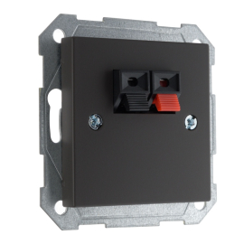 Розетка акустическая
Epsilon,  Retro Liregus,  1 пара,   цвет - черно-коричневый матовый,  пластмасса,  IGL-2-01.R/ON59,  29-240,  LIREGUS
 - PULSAL.RU