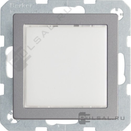 Светодиодный световой сигнал, белое освещение
Q.1,  Q.3,  Q.7,   цвет - алюминий бархат,  пластмасса,  29536084,  2953 60 84,  Berker
 - PULSAL.RU