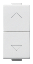 Выключатель жалюзи NO+NO
Neve Up,  без фиксации,  без подсветки,   цвет - белый,  пластмасса,  09062 VIM,  09062,  Vimar
 - PULSAL.RU