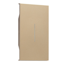 Клавиша широкая
Soft Touch,  одноклавишный,  без подсветки,  с возможностью подсветки,   цвет - шампань матовый,  пластмасса,  ACH01M2,  MEITON
 - PULSAL.RU