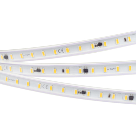Светодиодная лента герметичная ARL-PV-C72-15.5mm 230V Warm3000 (14 W/m, IP65, 5630, 50m)
Аrlight,   длина - 50м,  1330Лм/м,   мощность - 14Вт/м,   цветовая температура - 3000К,   цвет свечения  - белый теплый,   напряжение - 220 ВВ,  027053(2) ARL Светодиодная лента герметичная ARL-PV-C72-15.5mm 230V Warm3000 (14 W/m, IP65, 5630, 50m)
Аrlight,   длина - 50м,  1330Лм/м,   мощность - 14Вт/м,   цветовая температура - 3000К,   цвет свечения  - белый теплый,   напряжение - 220 ВВ,  027053(2) ARL