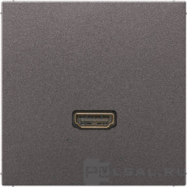 Розетка HDMI
LS 990,  LS-design,   цвет - антрацит,  металл,  MAAL1112AN,  MA AL 1112 AN,  JUNG
 - PULSAL.RU