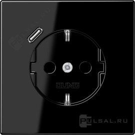 Розетка USB C с электрической розеткой
LS 990,  LS plus,  LS-design,  FD-design,  USB type-C 5V,  Электр. с USB,  одинарная,   цвет - черный,  пластмасса,  LS1520-18CSW,  LS 1520-18 C SW,  JUNG
 - PULSAL.RU