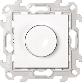 Светорегулятор (диммер) для LED 6-60 Вт
Simon 24 Harmonie,  поворотно-нажимной,  с возможностью управления с 2-х мест,  лампы накаливания и галогенные 220В (R),  лампы с электронным (емкостным) трансформ.(C),  диммируемые лампы LED 220В (LEDi тип L),  диммируемые лампы LED 220В (LEDi тип C),   цвет - белый глянец,  пластмасса,  2412313-030,  Simon
 - PULSAL.RU