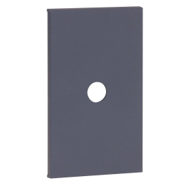 Накладка для TV-розетки и кабельного вывода
Soft Touch,  телевизионная (TV),  одинарная,   цвет - грифель матовый,  пластмасса,  AL08M2,  MEITON
 - PULSAL.RU