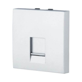 Лицевая панель для разъема Modular Jack
LK Studio,  одинарная,   цвет - серебристый металлик,  пластмасса,  853203-1 LK45,  853203-1,  Экопласт
 - PULSAL.RU