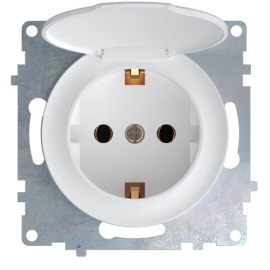 Розетка электрическая
Garda,  Florence,  с крышкой,  с заземлением,  одинарная,  винтовые клеммы,   цвет - белый,  пластмасса,  1E10501300,  2172768,  OneKeyElectro
 - PULSAL.RU