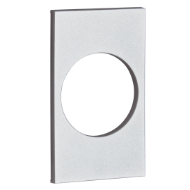 Лицевая панель для розетки
Soft Touch,  со шторками,  с заземлением,  одинарная,   цвет - серый матовый,  пластмасса,  AS04,  MEITON
 - PULSAL.RU