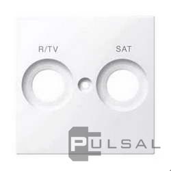 Накладка
M-Smart,  M-Plan,  M-Elegance,  M-Pure,  M-Pure Decor,  телевизионная (TV),  спутниковая (SAT),  радио (R),  двойная,   цвет - активный белый,  пластмасса,  MTN299825,  MEG299825,  Merten
 - PULSAL.RU