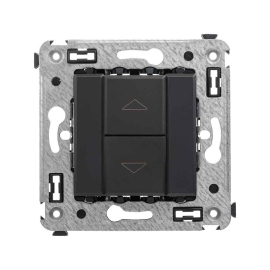 Выключатель для жалюзи
Avanti,  с фиксацией,  без подсветки,   цвет - черный матовый,  пластмасса,  4412183DKC,  DKC_4412183,  DKC
 - PULSAL.RU