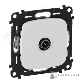 Розетка оконечная
Valena Allure,  телевизионная (TV),  одинарная,   цвет - белый,  пластмасса,  753760,  7 537 60,  Legrand
 - PULSAL.RU