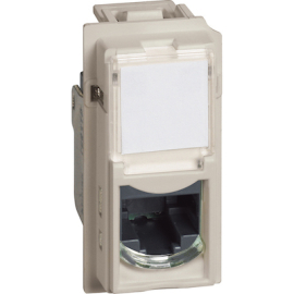 Розетка компьютерная RJ45 Cat.6 (UTP)
Living Now,  одинарная,   цвет - песочный,  KM4279C6,  BTicino
 - PULSAL.RU