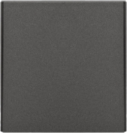 Выключатель
Miele Strong,  одноклавишный,  без подсветки,   цвет - графит,  пластмасса,  KR-78-0705-6,  Kranz
 - PULSAL.RU