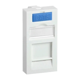 Лицевая панель для разъема Modular Jack (с маркировкой)
LK Studio,  одинарная,  двойная,   цвет - белый матовый,  пластмасса,  87001 LK45,  87001,  Экопласт
 - PULSAL.RU