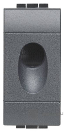 Заглушка с отверстием для вывода кабеля 9мм
LivingLight,  LivingLight AIR,   цвет - антрацит,  пластмасса,  L4953,  BTicino
 - PULSAL.RU