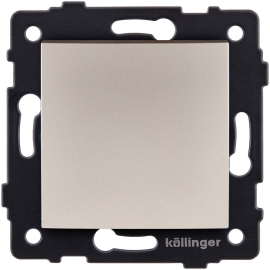 Кнопка Н.О.
Aspekt,  Eleganz,  Reflex,  одноклавишный,   цвет - золотой,  пластмасса,  REA-R-005GD,  Kollinger
 - PULSAL.RU