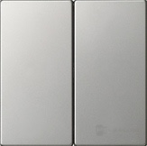 Накладка 2-х клавишная для диммера и выключателя System 3000
E2,   цвет - нержавеющая сталь,  металл,  5362600,  5362 600,  Gira
 - PULSAL.RU