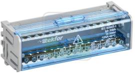 Кросс-модуль на DIN-рейку ШНК 2х15 L+PEN TEKFOR, TF-DN10-2-15-125, IEK - PULSAL.RU