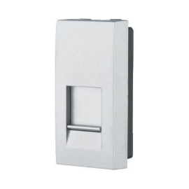 Лицевая панель для разъема Modular Jack
LK Studio,  одинарная,  двойная,   цвет - серебристый металлик,  пластмасса,  853103 LK45,  853103,  Экопласт
 - PULSAL.RU