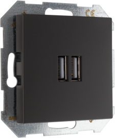 Розетка USB type-A+А, 3,4А
BAROCCO,  CLASSIC,  USB type-A 5V,  двойная,   цвет - шоколад матовый,  пластмасса,  1013500302 LAVERO,  1013500302,  LAVERO
 - PULSAL.RU