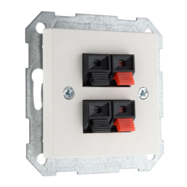 Розетка акустическая
Epsilon,  Retro Liregus,  2 пары,   цвет - белый матовый,  пластмасса,  IGL-4-01.R/WWM,  LIREGUS
 - PULSAL.RU