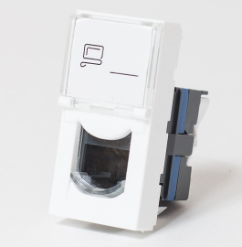 Розетка компьютерная
Системы лючков,  одинарная,   цвет - белый,  пластмасса,  200006-SPL,  200006,  SPL
 - PULSAL.RU