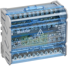 Кросс-модуль на DIN-рейку ШНК 4х11 3L+PEN TEKFOR, TF-DN10-4-11-125, IEK - PULSAL.RU