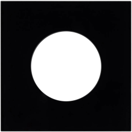 Рамка для розеток
GLARE,  1 пост,   цвет - черное стекло,  вертикальная,  горизонтальная,  стекло,  043833 ARL,  043833,  Аrlight
 - PULSAL.RU