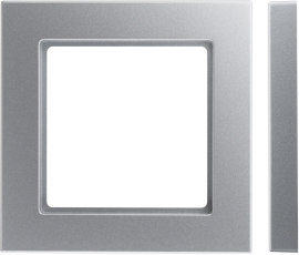 Рамкa Slim Line
Epsilon,  1 пост,   цвет - алюминий,  вертикальная,  горизонтальная,  пластмасса,  K14-145-01.E/Mt,  28-1901,  LIREGUS
 - PULSAL.RU