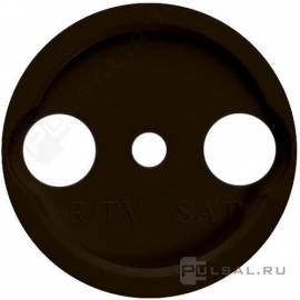 Накладка
Шедель,  телевизионная (TV),  спутниковая (SAT),  радио (R),  двойная,   цвет - коричневый,  пластмасса,  B3-064-22,  Bironi
 - PULSAL.RU