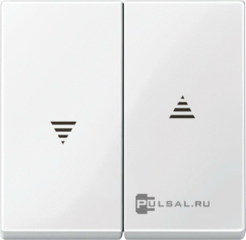 Клавиша для выключателей жалюзи
M-Smart,  M-Plan,  M-Elegance,  M-Pure,  без фиксации,  с фиксацией,  без подсветки,   цвет - полярно-белый,  пластмасса,  MTN432419,  MEG432419,  Merten
 - PULSAL.RU