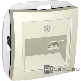 Розетка компьютерная RJ45 Cat.5e (UTP)
Дуэт,  одинарная,   цвет - бежевый,  пластмасса,  WDE000283,  Schneider Electric
 - PULSAL.RU