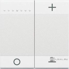 Электронный потенциометр 1-10 В, 600ВА
LivingLight,  LivingLight AIR,  клавишный,  с возможностью управления с 2-х мест,  лампы с управляемым ЭПРА (управл.сигнал 1-10В DC),   цвет - белый,  пластмасса,  N4410N,  BTicino
 - PULSAL.RU