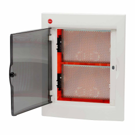 Мультимедийный щит (бокс) RAM base, RAM base, встраиваемый, IP 41,  модулей - 24, пластмасса,  цвет - белый, RB24B4NWD, DKC - PULSAL.RU