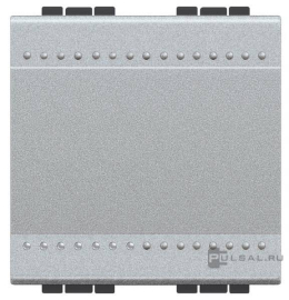 Переключатель
LivingLight,  LivingLight AIR,  одноклавишный,  без подсветки,  с возможностью подсветки,   цвет - алюминий,  пластмасса,  NT4003M2N,  BTicino
 - PULSAL.RU